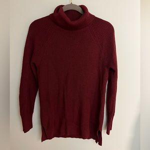 NWT J Crew maroon turtleneck sweater